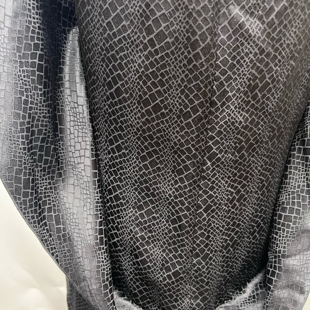 Balenciaga Black Silk Mini Dress Size 38 - Picture 7 of 9